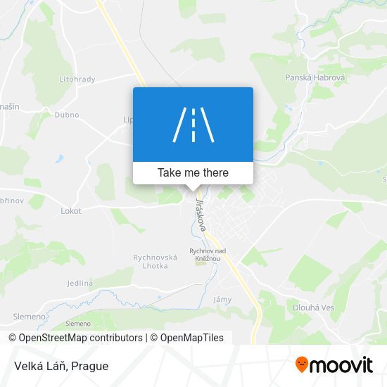 Velká Láň map