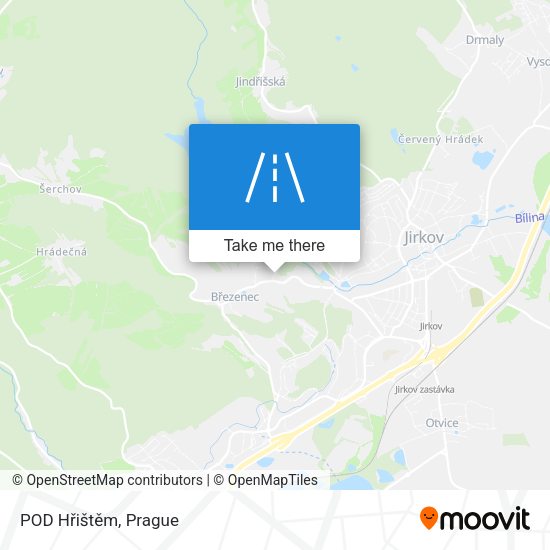 POD Hřištěm map