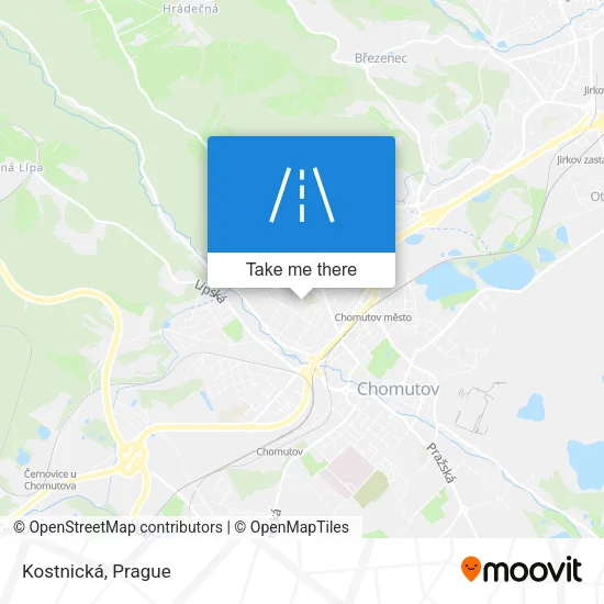 Карта Kostnická