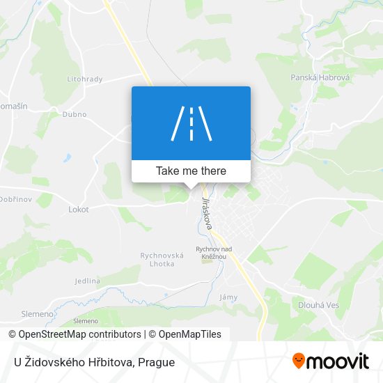 U Židovského Hřbitova map