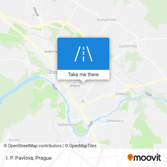 Карта I. P. Pavlova