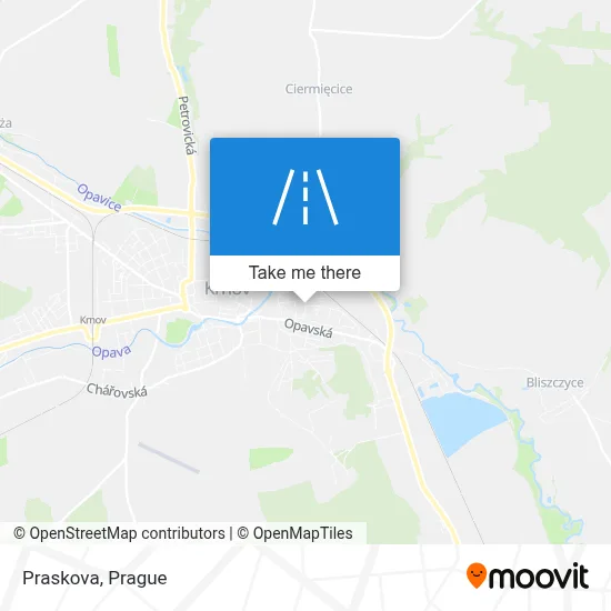 Praskova map