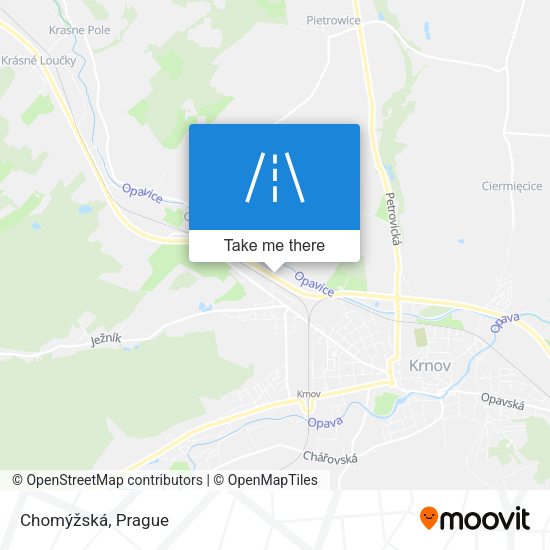 Chomýžská map