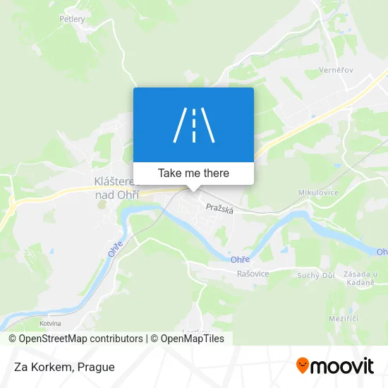 Карта Za Korkem