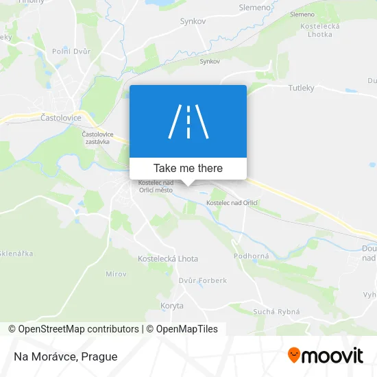 Карта Na Morávce