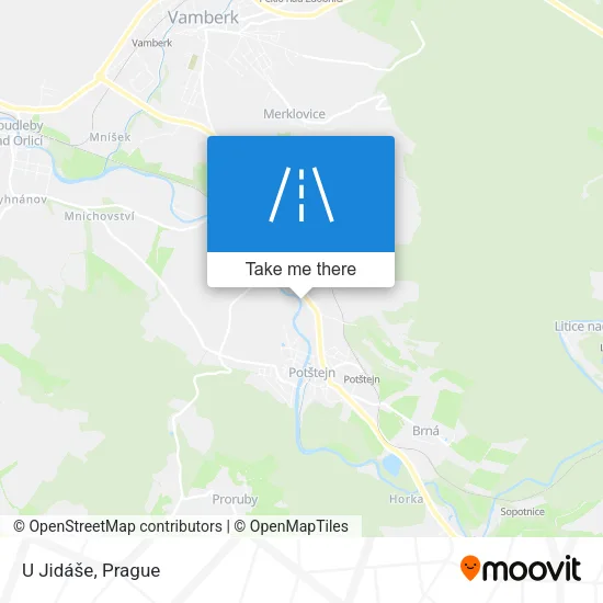 Карта U Jidáše