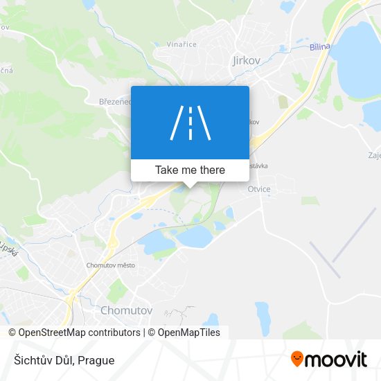 Šichtův Důl map