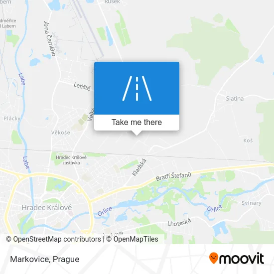 Карта Markovice