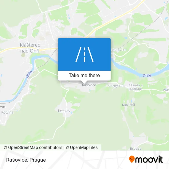 Карта Rašovice