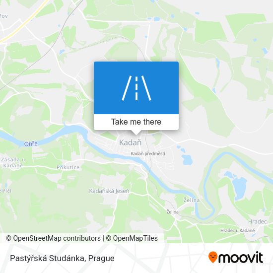 Pastýřská Studánka map