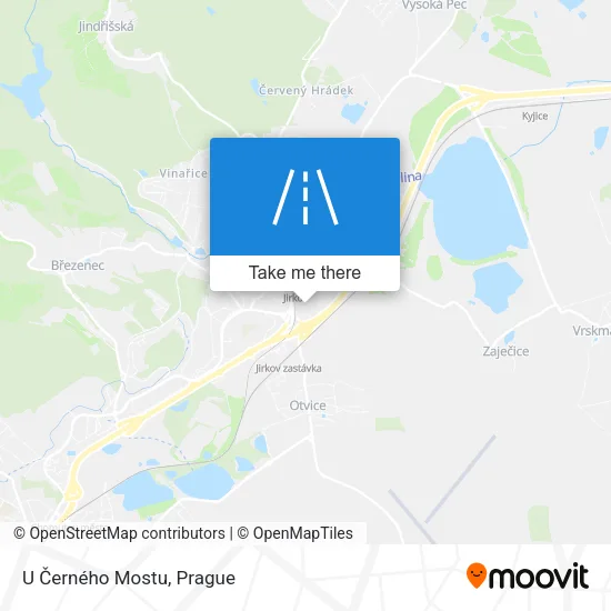 Карта U Černého Mostu
