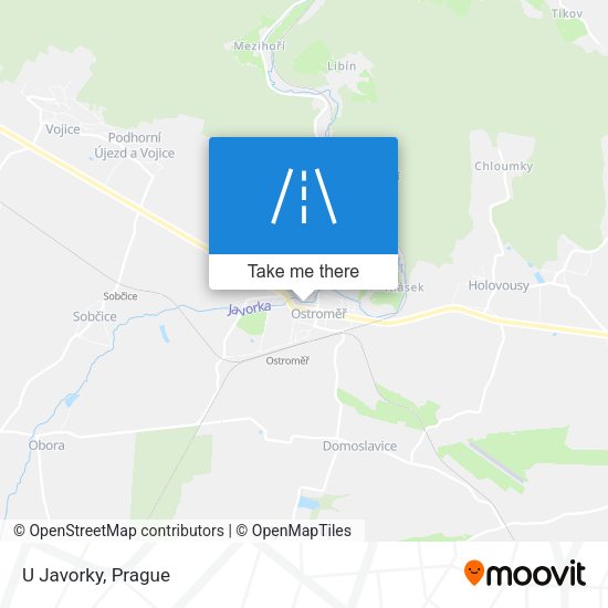 Карта U Javorky