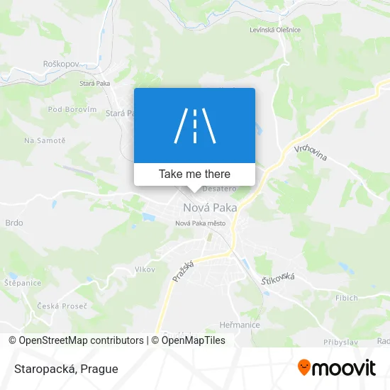Карта Staropacká