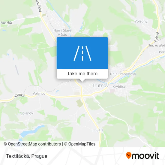 Карта Textilácká