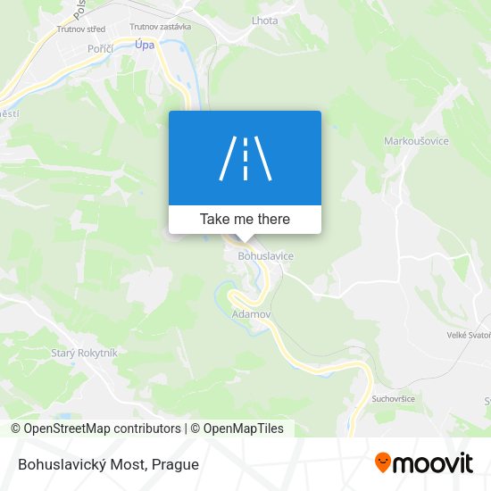 Bohuslavický Most map