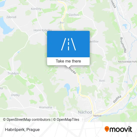 Карта Habršperk