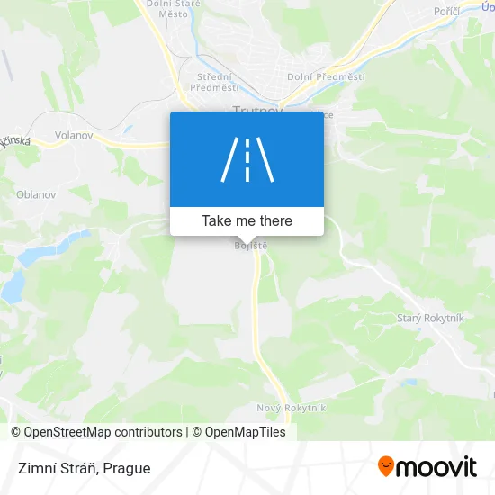 Карта Zimní Stráň