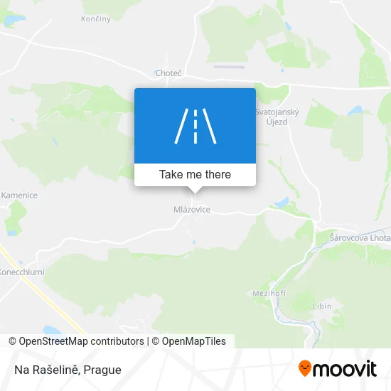 Карта Na Rašelině