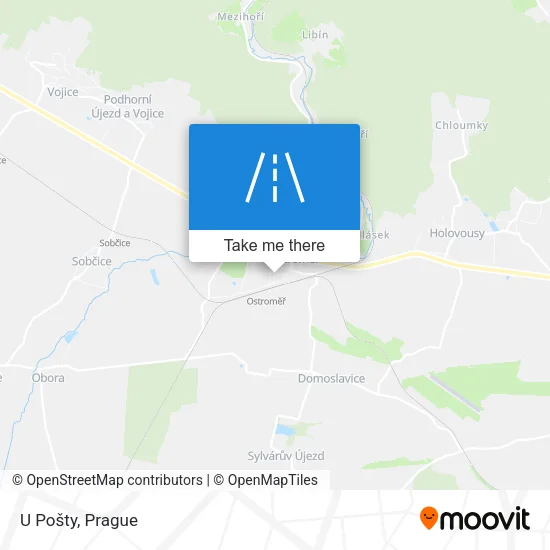 Карта U Pošty