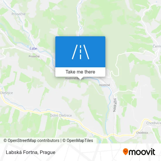 Карта Labská Fortna