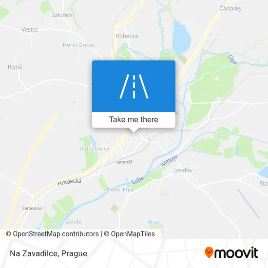 Карта Na Zavadilce