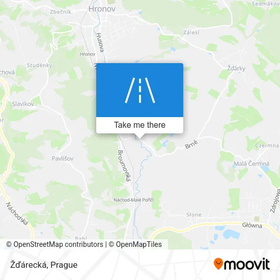 Карта Žďárecká