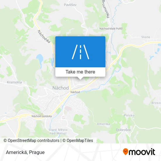 Карта Americká