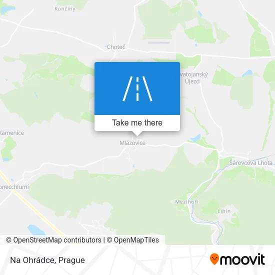 Карта Na Ohrádce