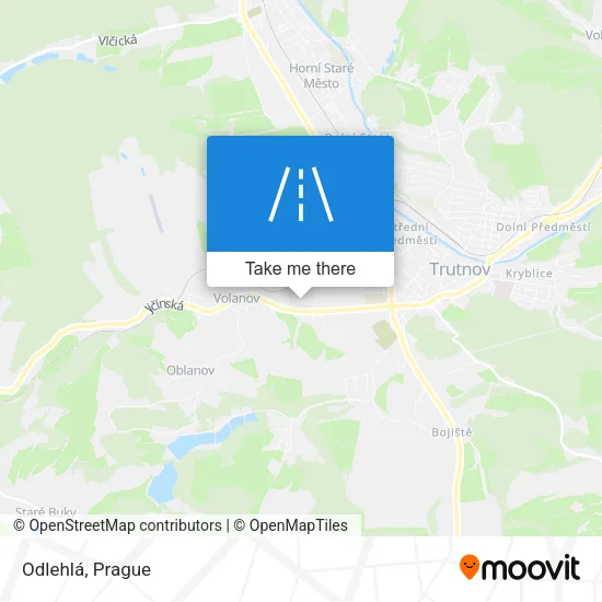 Карта Odlehlá