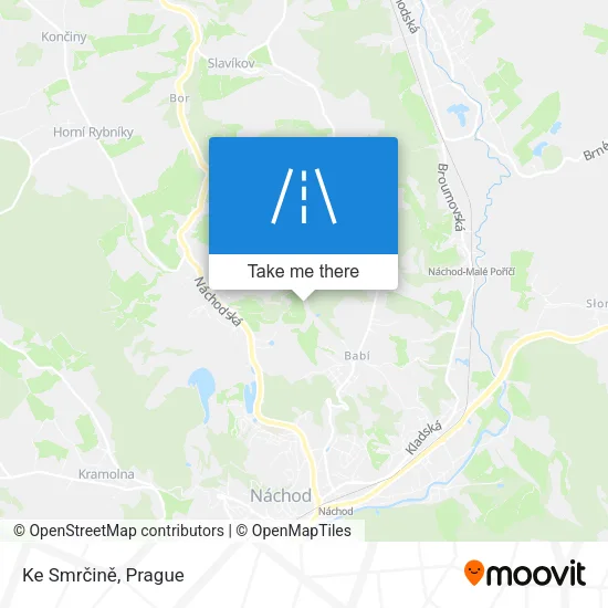 Карта Ke Smrčině