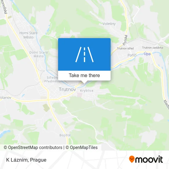 Карта K Lázním