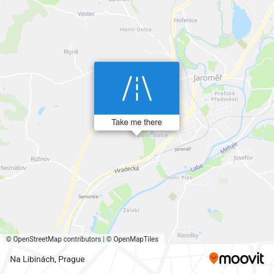 Карта Na Libinách