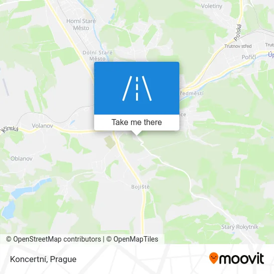 Карта Koncertní