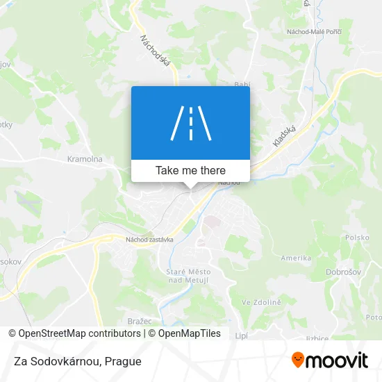 Карта Za Sodovkárnou
