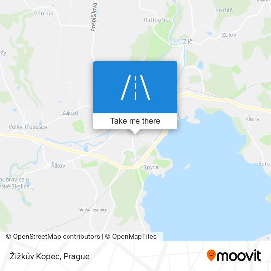 Žižkův Kopec map