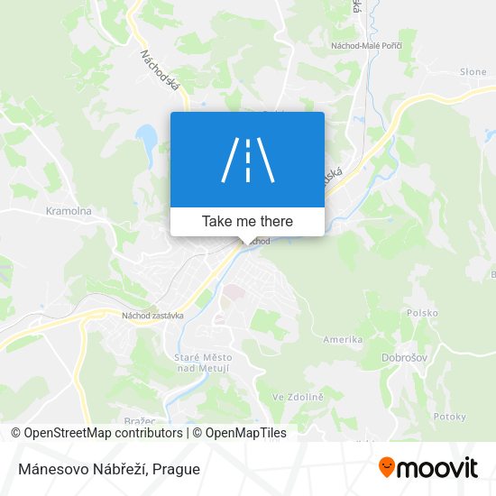 Mánesovo Nábřeží map