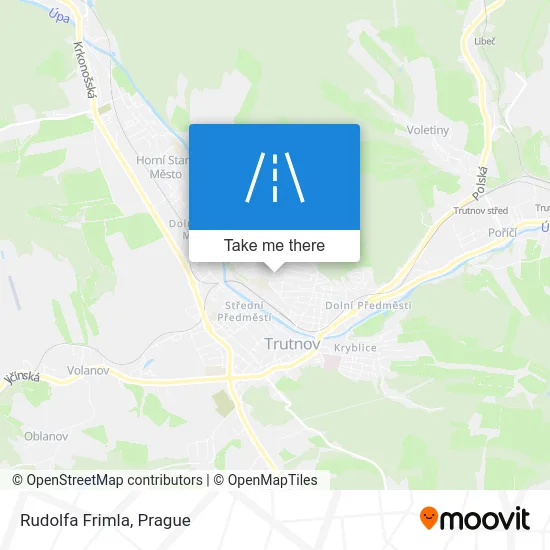 Rudolfa Frimla map