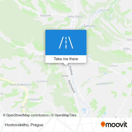 Hostovského map