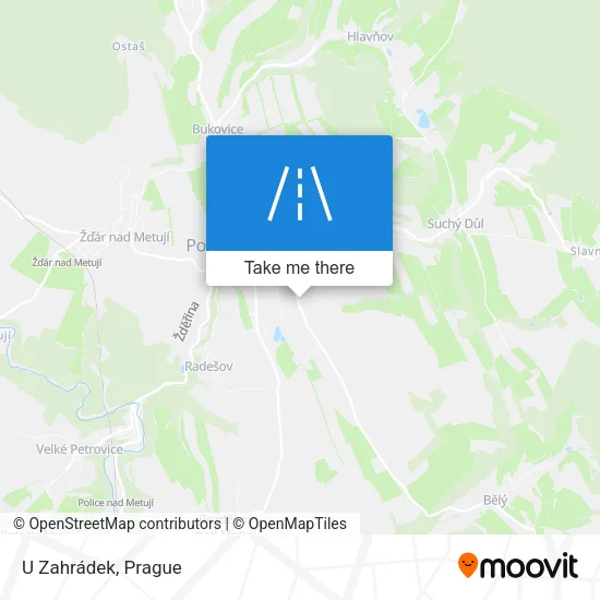 Карта U Zahrádek