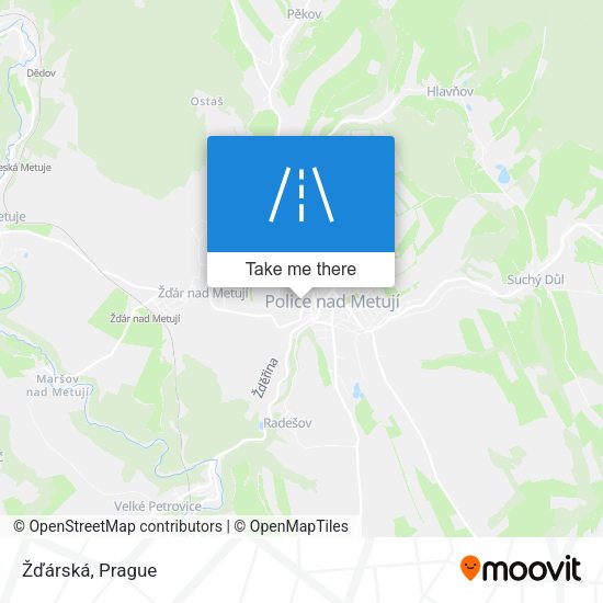 Žďárská map
