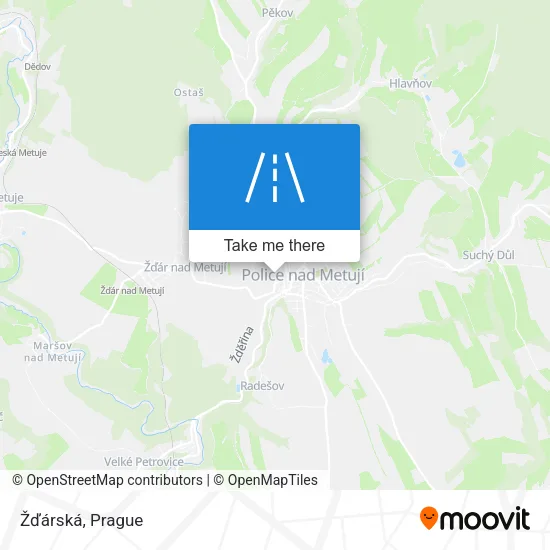 Карта Žďárská