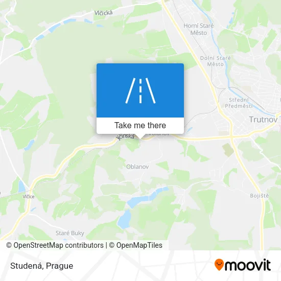 Карта Studená