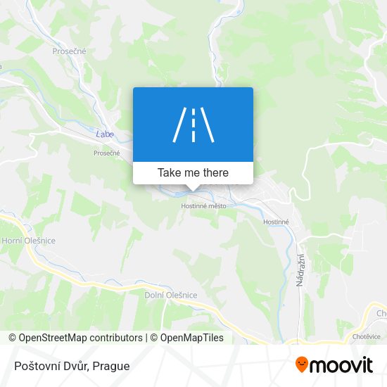 Poštovní Dvůr map