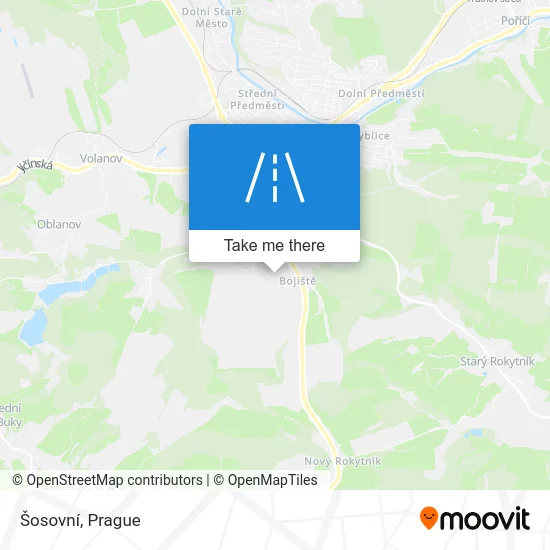 Карта Šosovní