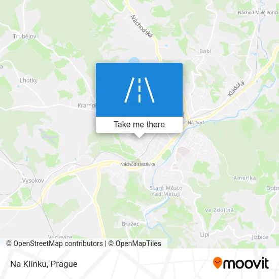 Карта Na Klínku