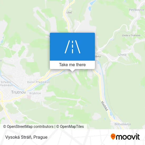 Карта Vysoká Stráň