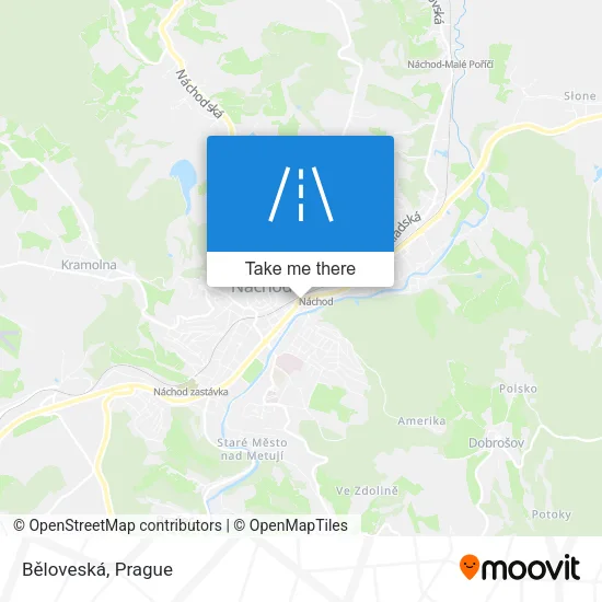 Карта Běloveská