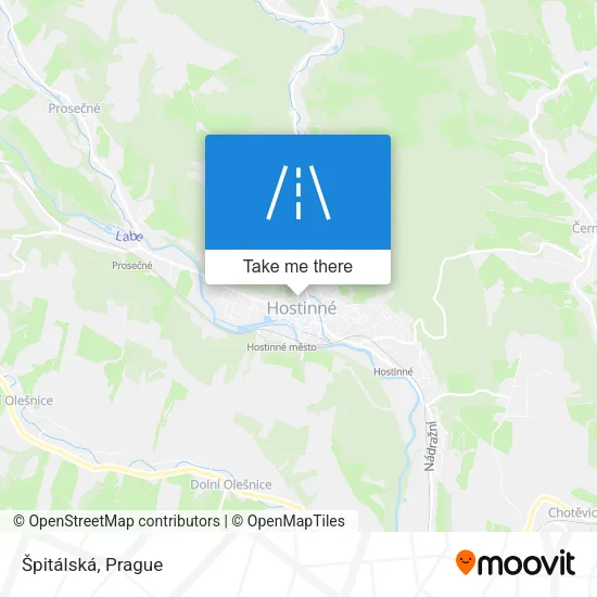Карта Špitálská