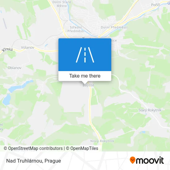 Карта Nad Truhlárnou