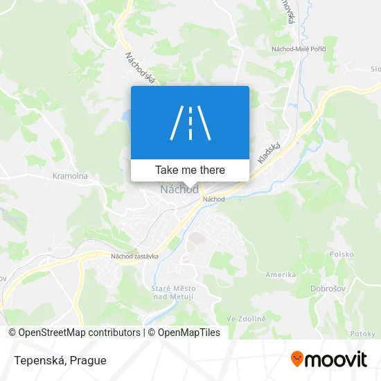 Карта Tepenská